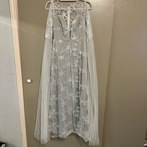 Gray/ Blue Evening Star Dress